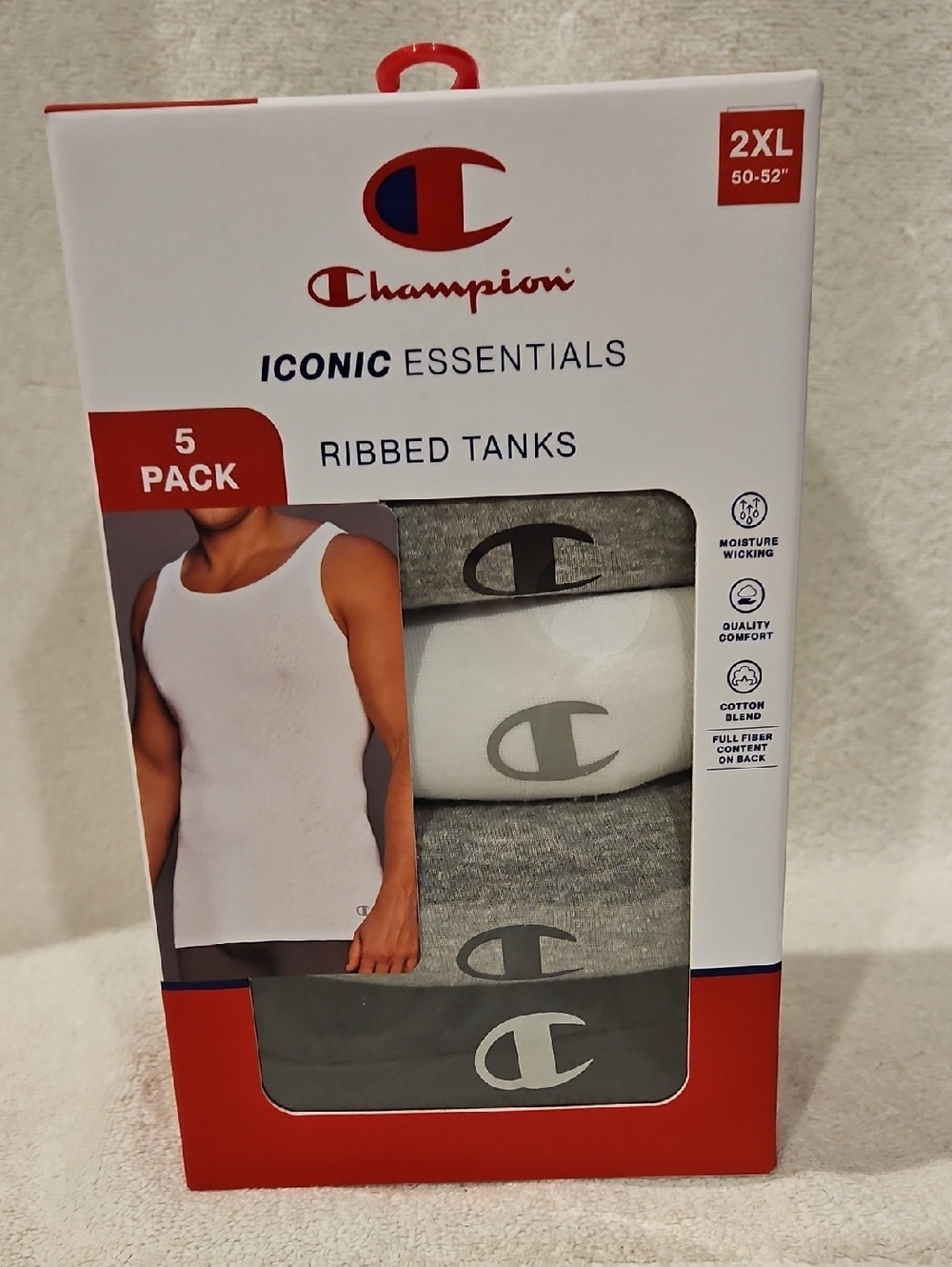 CHAMPION RIBBED TANK TOPS